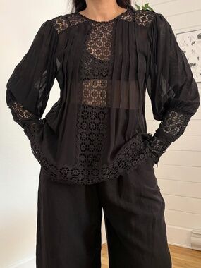 Zimmermann resistance Silk pleated blouse